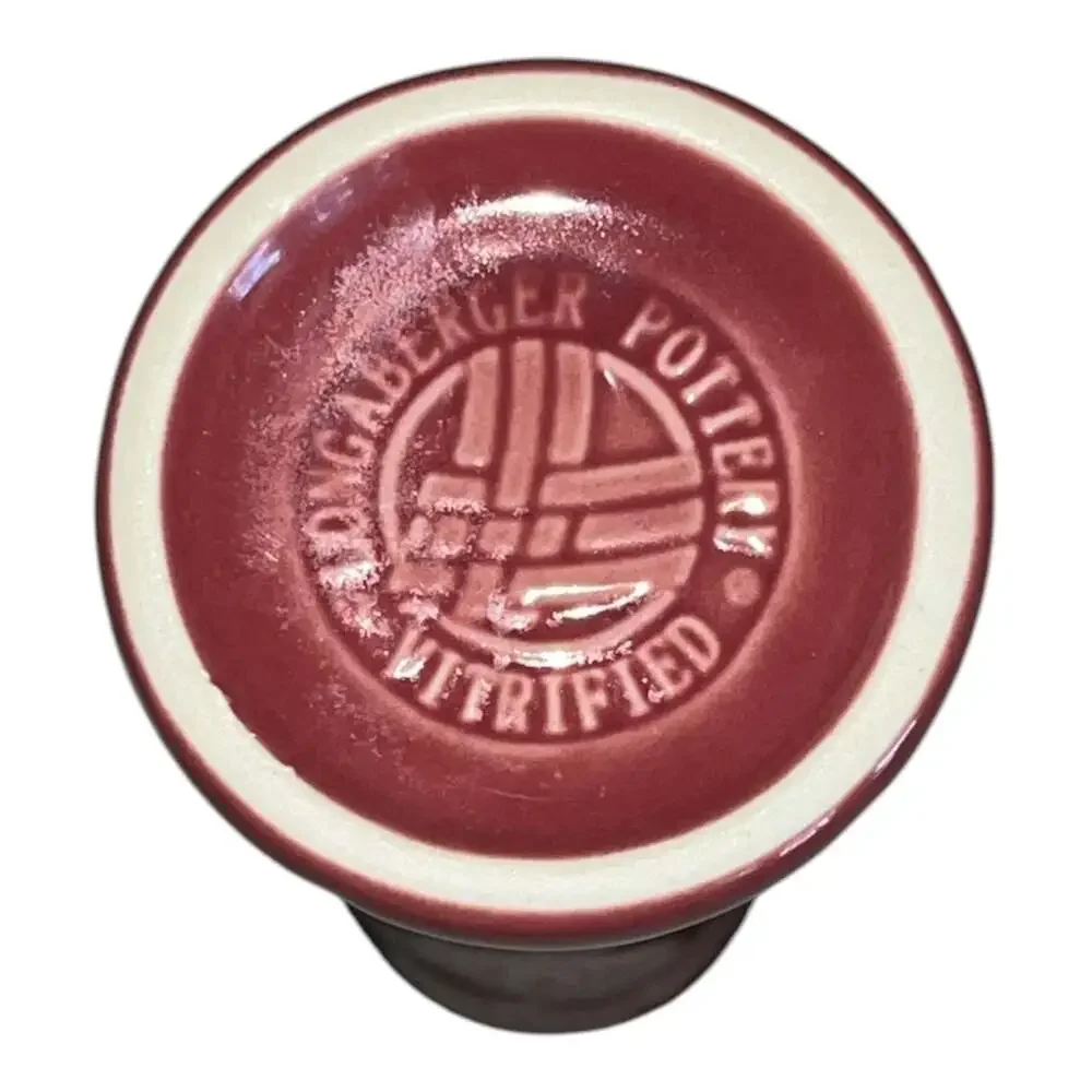 Longaberger Woven Traditions Paprika Bud Vase